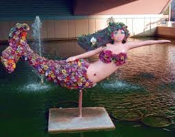 v flower mermaid