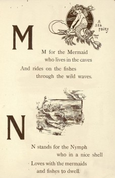 mermaid letters